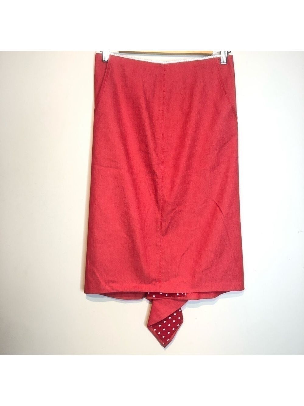 Debbie Shuchat Fishtail Denim Pencil Skirt, size 4